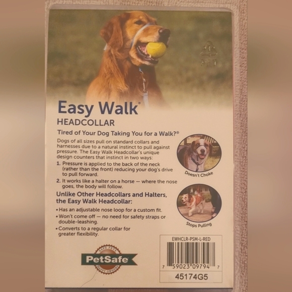 Petsafe Easy Walk No-Pull Headcollar In Red for Dogs (Size‎ L) - Picture 2 of 11